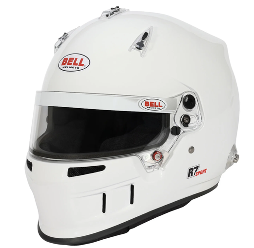BELL R7 SPORT (FIA) HANS -umpikypärä, valkoinen
