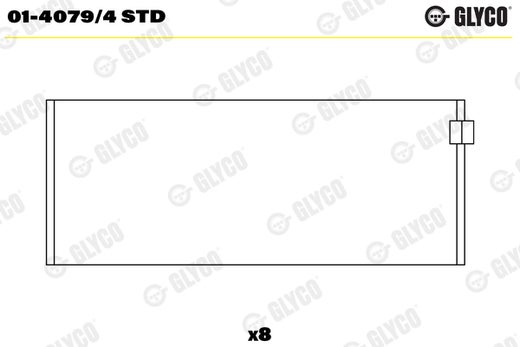 GLYCO Kiertokangenlaakerit Fiat/Lancia 1.25L/1.4L